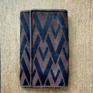 Valentino Black/Brown Key Pouch